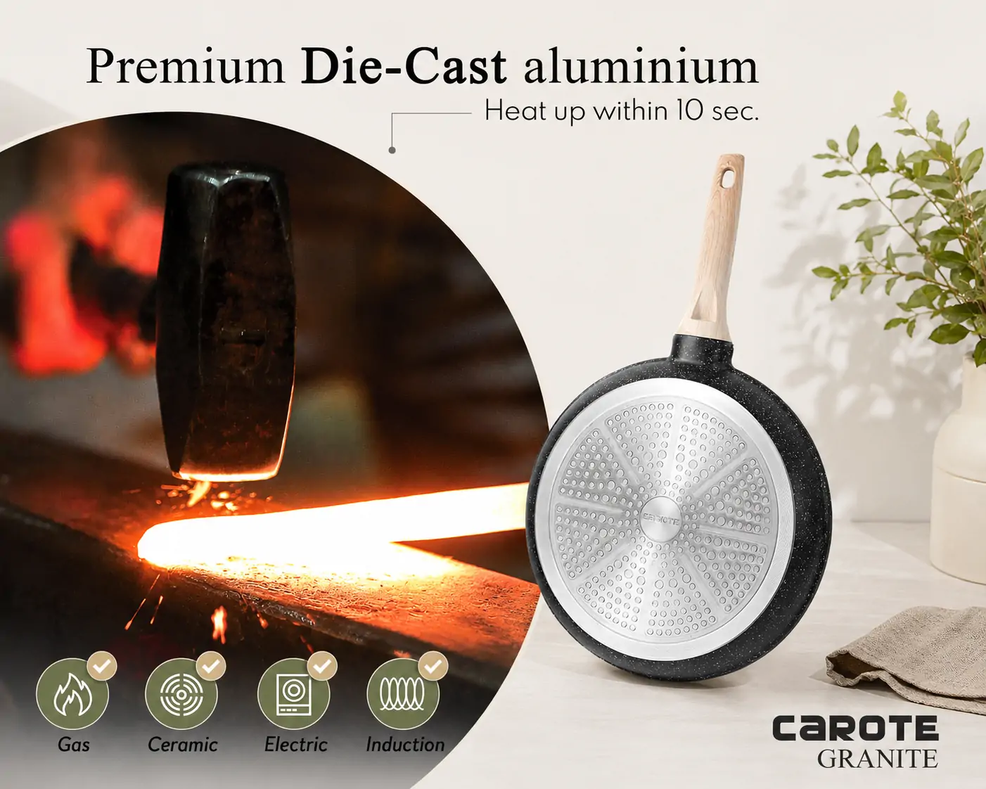 carote aluminum body