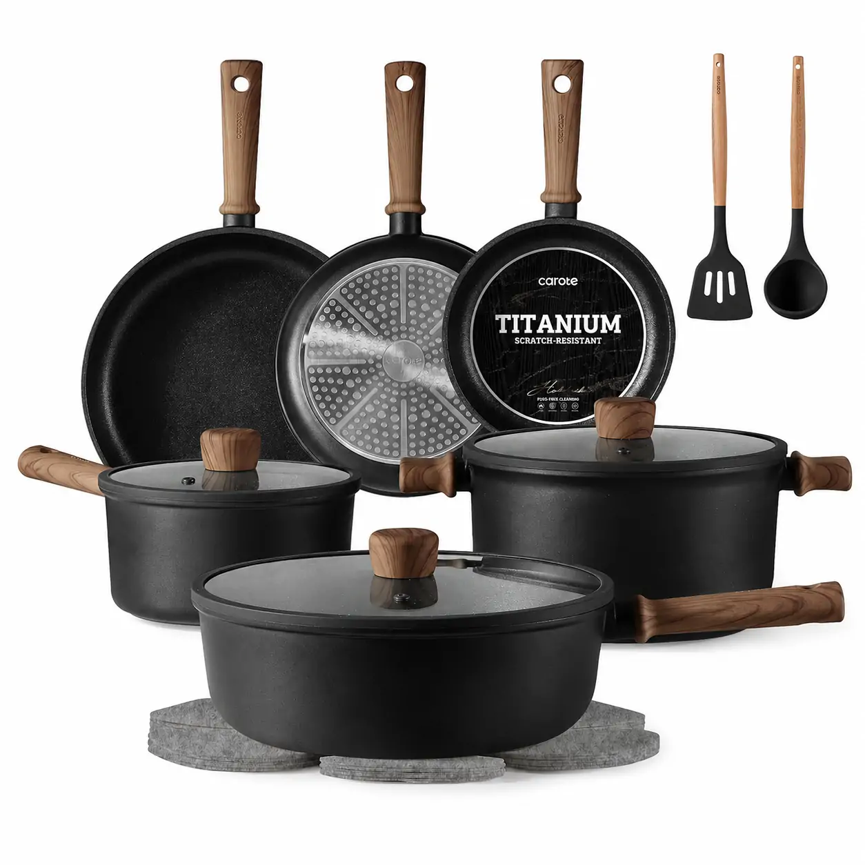 carote-titanium-cookware-set