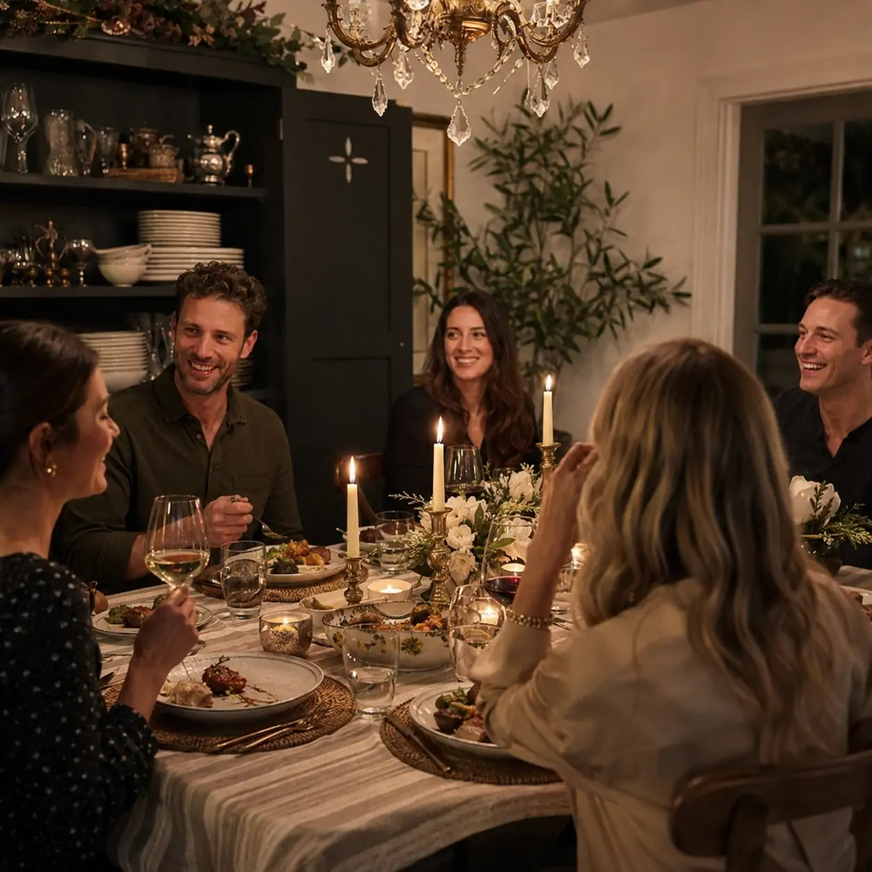 weekend party dinner with carote cookware